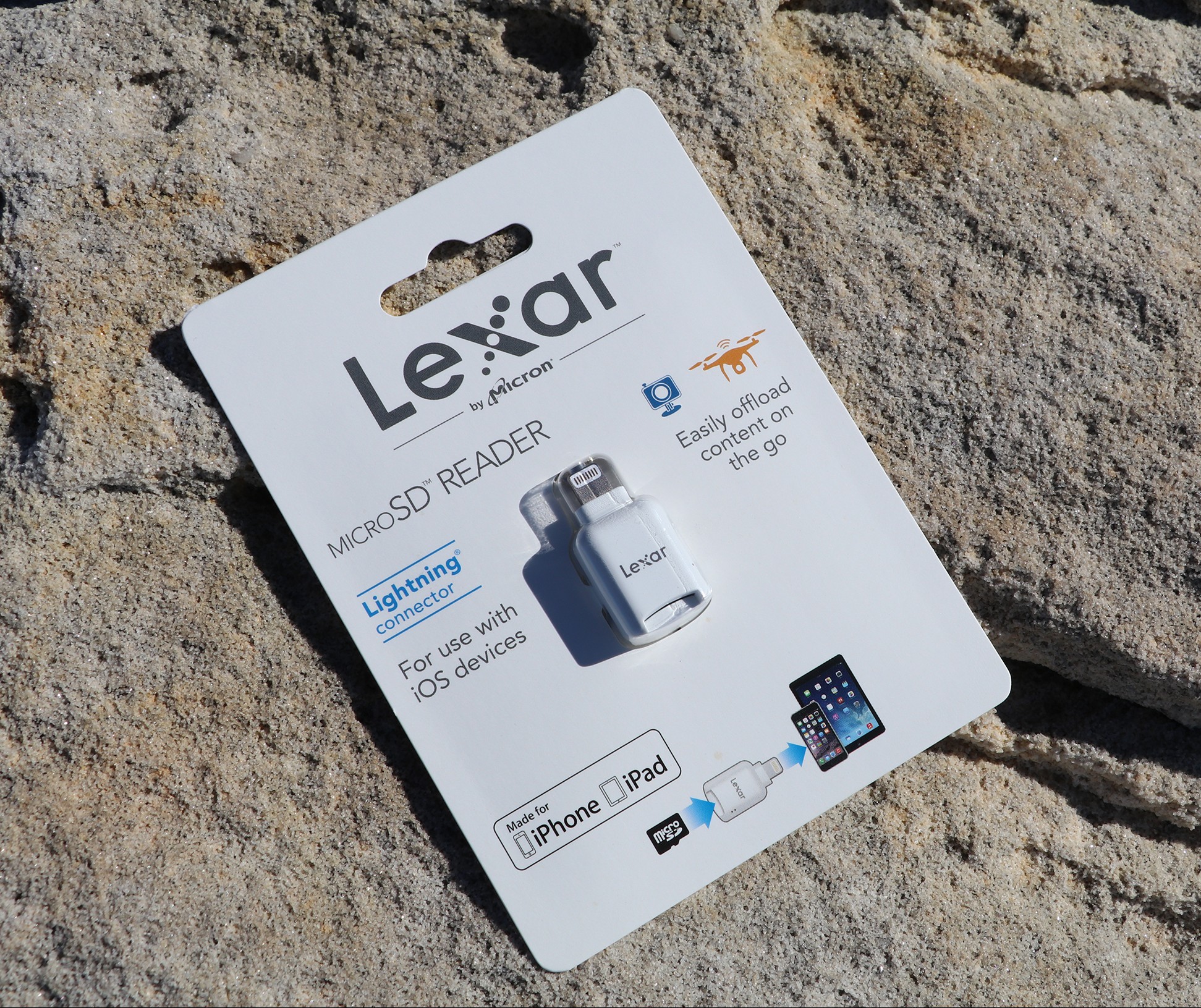 Lexar microSD reader for iPhone & iPad with Lightning connector » EFTM