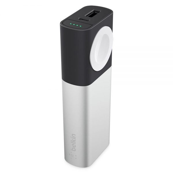 新品 BELKIN AppleWatch用モバイルバッテリー(6700 mAh) Valet Charger Power Pack 6700mAh F8J201BTSLVJP [F8J201BTSLVJP]【MSPP】 Belkin takes Apple Watch charging portable : Valet Charger Power Pack