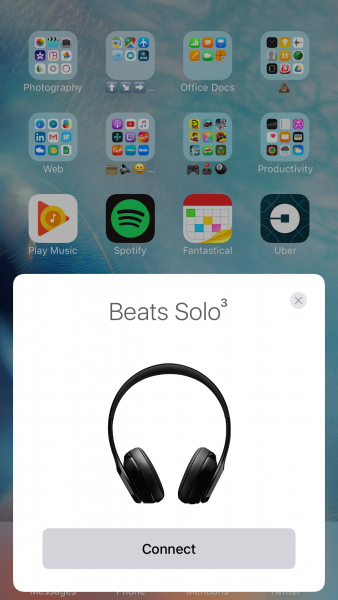 how do you connect wireless beats to iphone