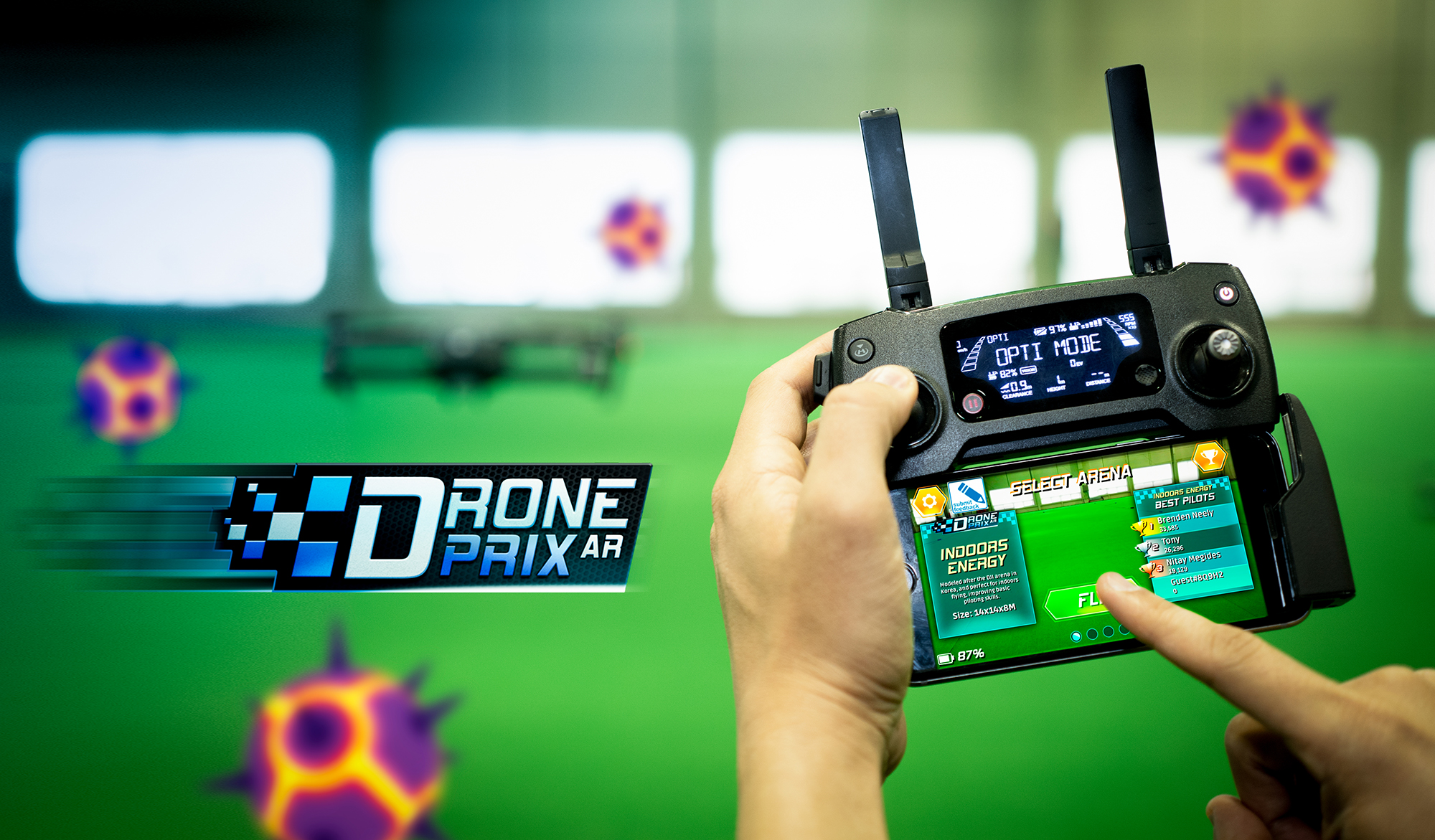 Augmented Reality Drone Racing DJI drone owners get into it EFTM