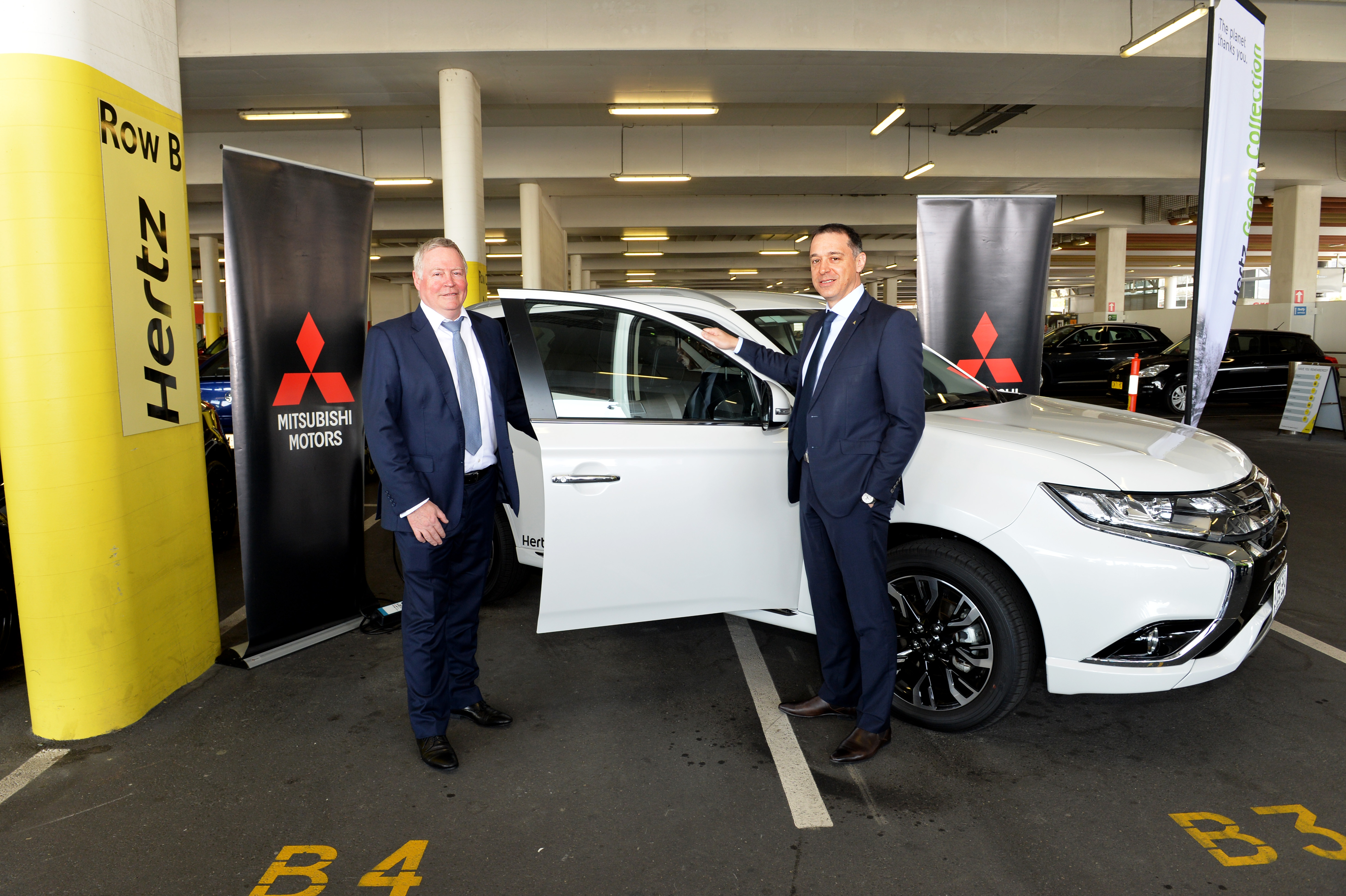 Hertz adds Mitsubishi Outlander PlugIn Electric vehicles to their