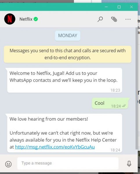 Netflic chat How to