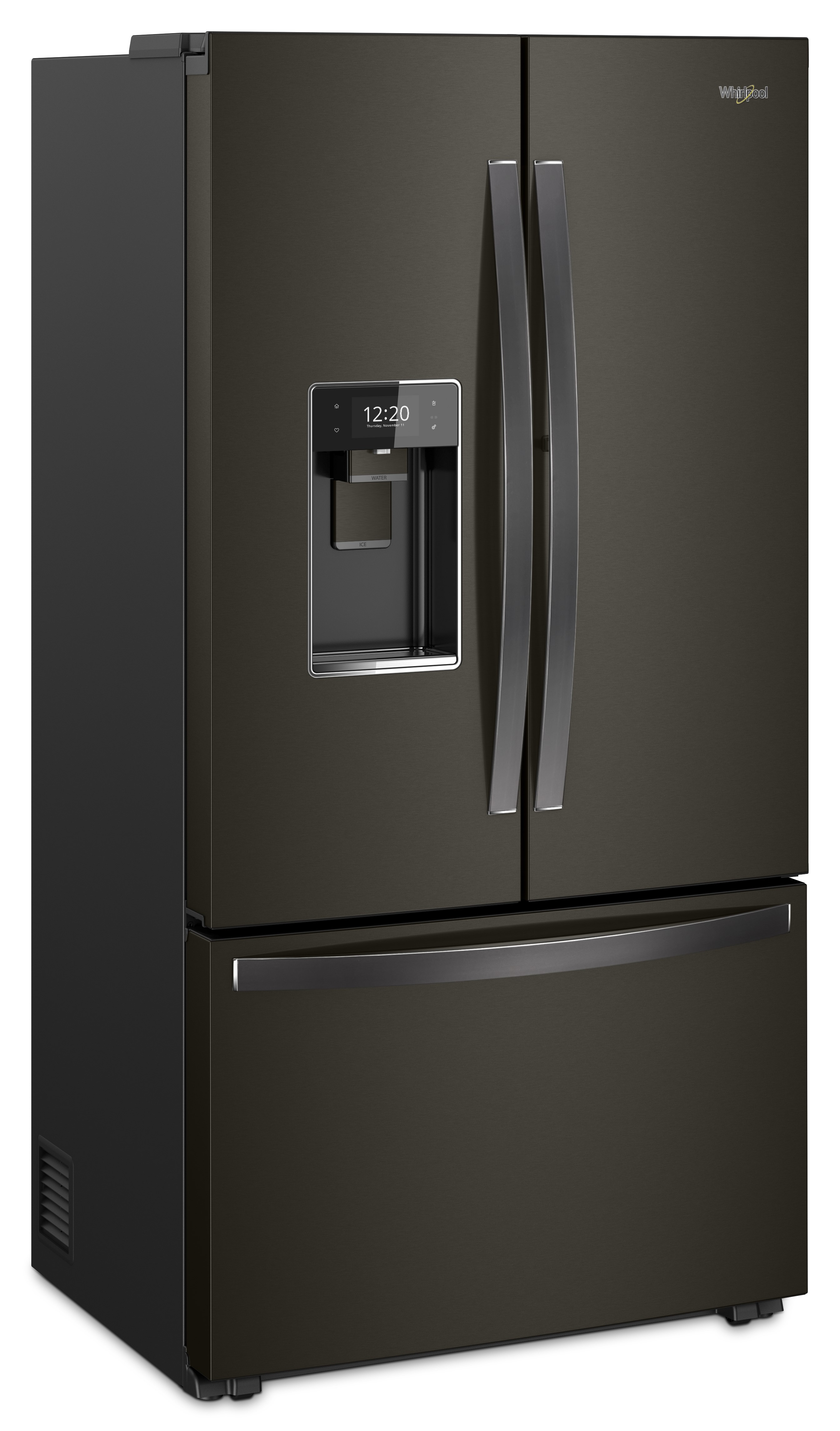 Whirlpool® Smart DoorwithinDoor Refrigerator Black Stainless » EFTM