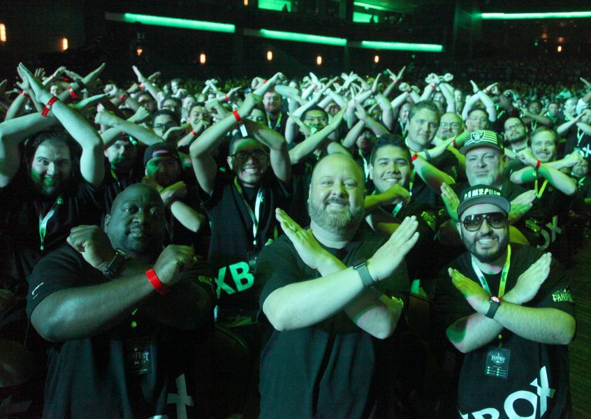 Xbox-Briefing-Photo-Aaron-Greenberg-Fans