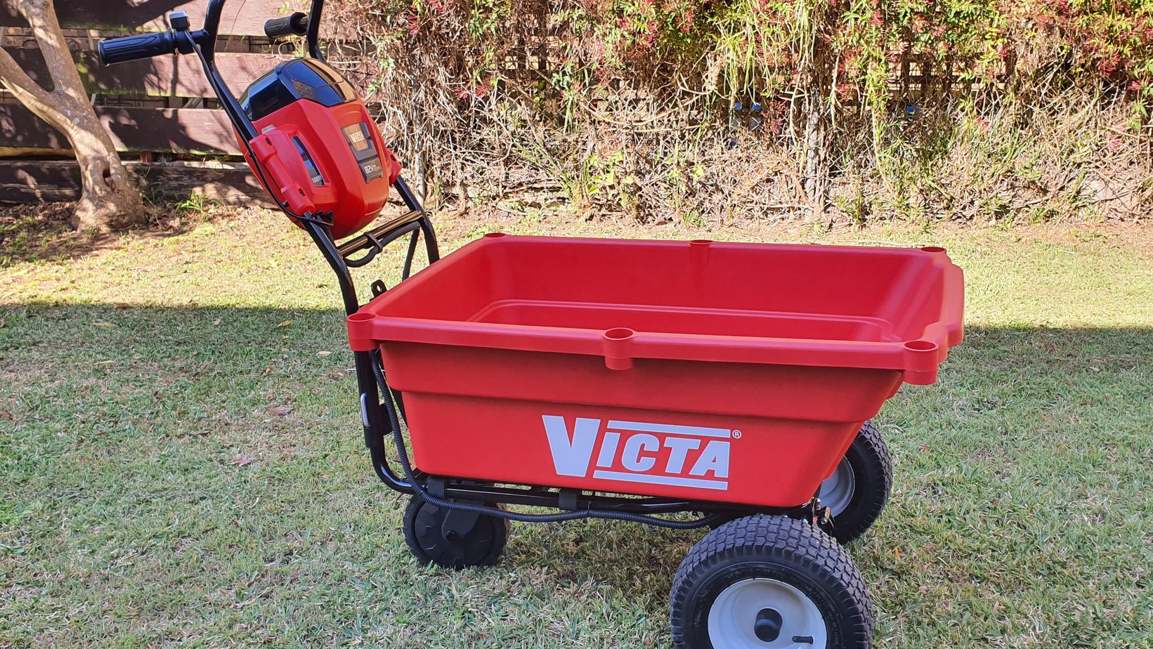 Electric Wheelbarrow! Victa 82V Utility Cart review Taking a load off