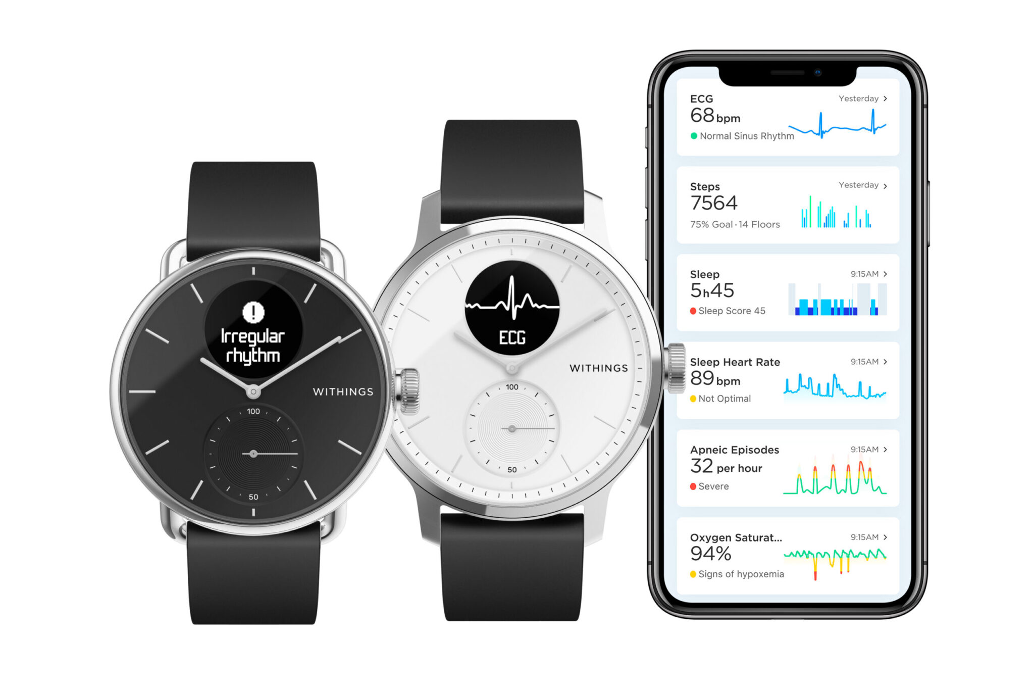 Withings launches new hybrid smartwatch which can detect sleep apnea