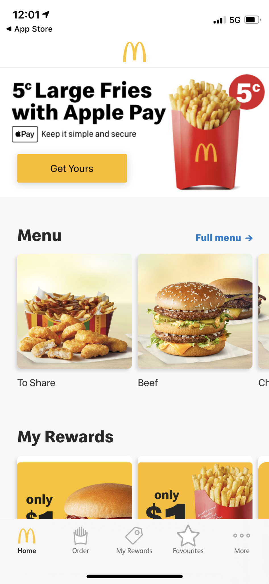 McDonald's Large Fries for just 5c? It's real and available now! » EFTM