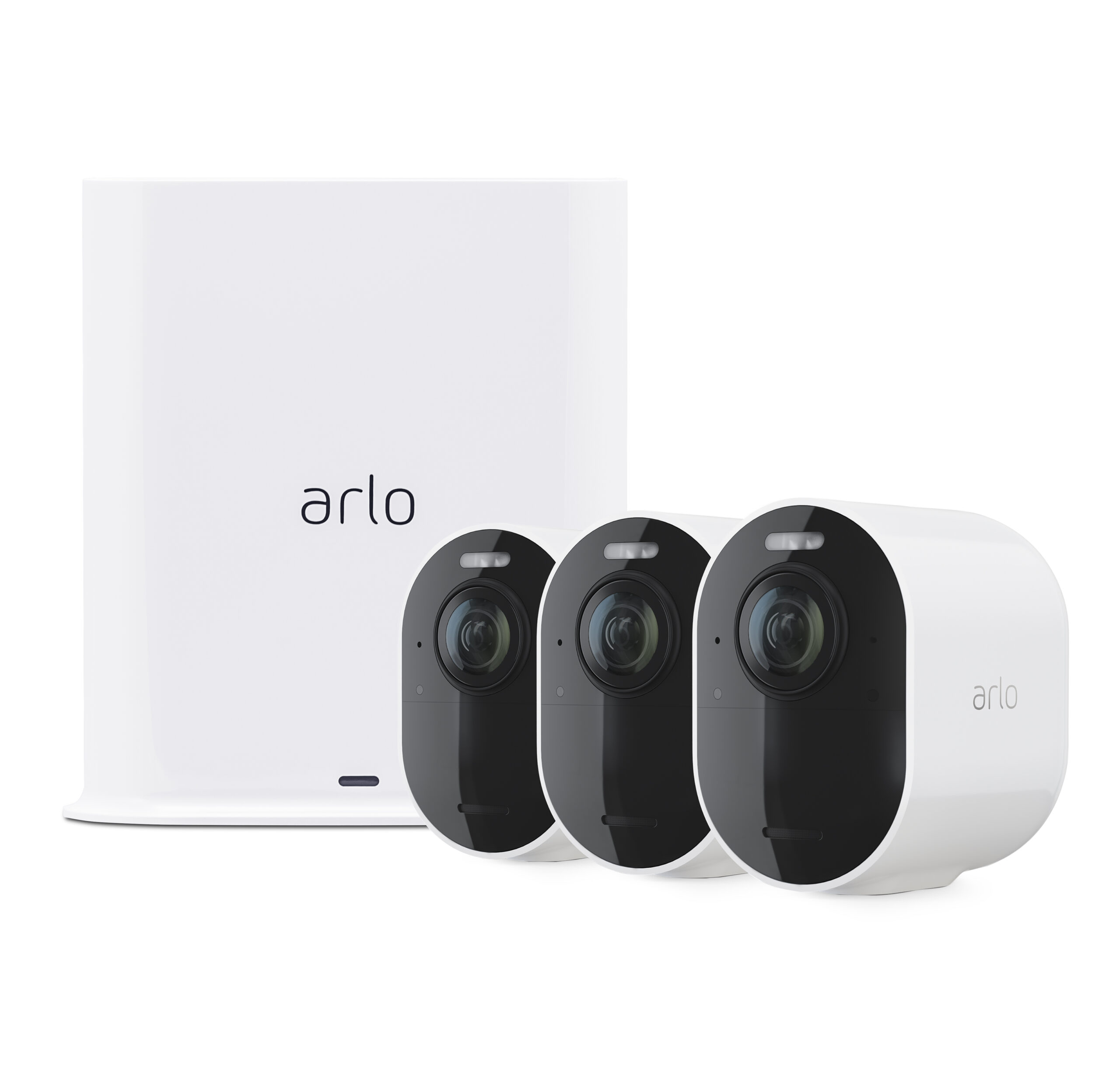 Arlo Ultra 2 (3 cam) with VMB4540_Smart Hub_Front_RGB » EFTM