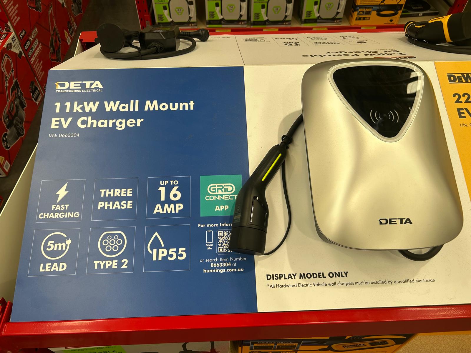Where to buy an EV Charger for home? Bunnings of course!