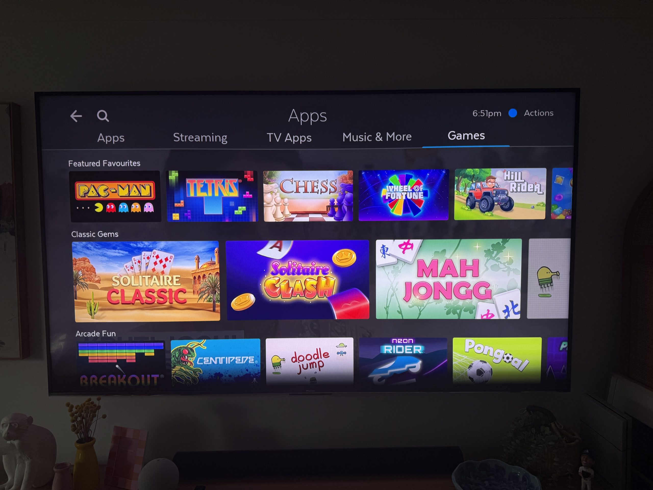 Fetch adds Games to the App menu, classic fun games for when you need a