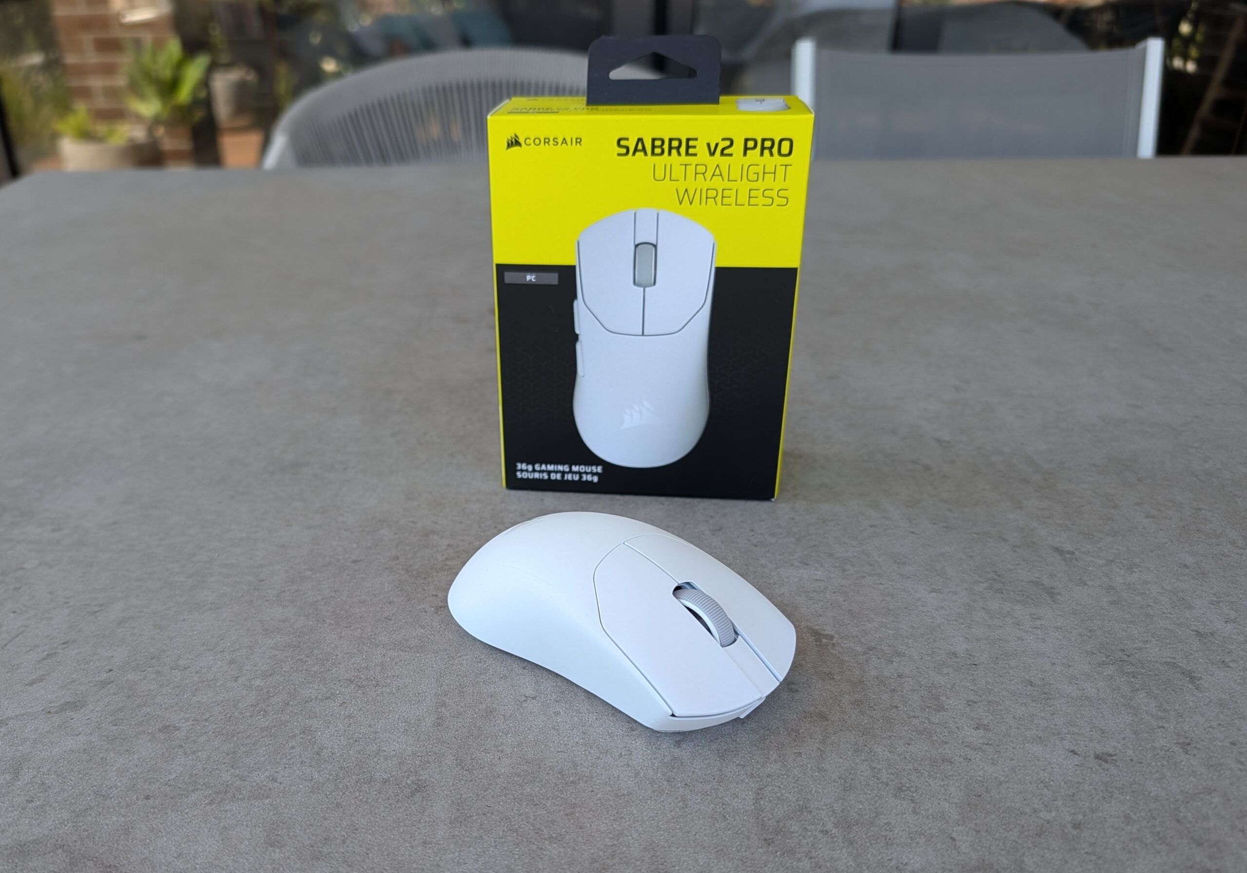 Corsair Sabre v2 Pro Ultralight Wireless Gaming Mouse -- lighter