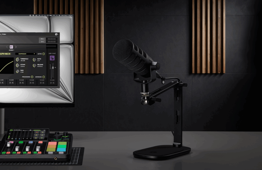 A new microphone stand is about to start appearing in podcasts everywhere – RØDE DS3